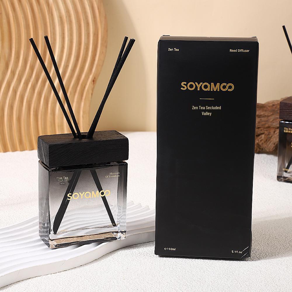 Wilderness Super Fang Flameless Aroma Diffuser: Long-Lasting Hotel Air Freshener with Rattan Sticks & Essential Oils