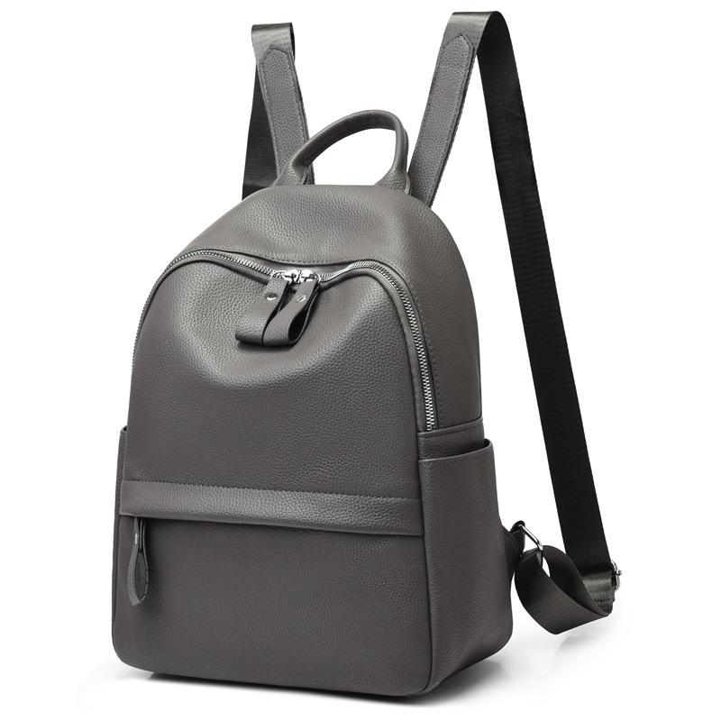 PU leather lady s double shoulder bag - Cross-border fashion, versatile and stylish, looks great, high-quality and versatile double shoulder bag серый