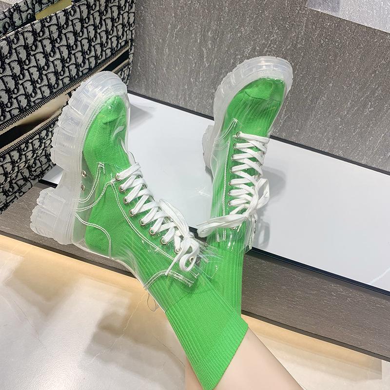 

Прозрачные ботильоны, женская модная обувь, дизайнерские ботильоны, женские прозрачные ботинки для женщин, прозрачная обувь 40 светло-зеленый