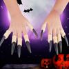 10 Stück Cosplay Falsche Nägel Realistisch Lustig Schrecklich Horror Keine Gerüche Dekorativ Tragbar Kinder Hexe Dekorationen Halloween Requisiten für Festival