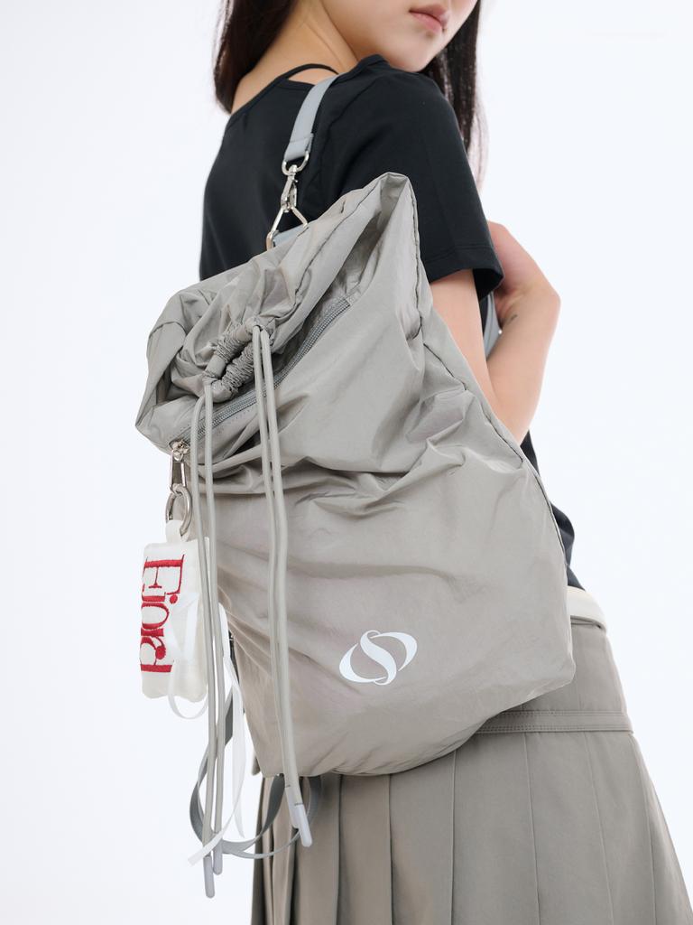 Salbol 502 Lip Light String Backpack [Gray]