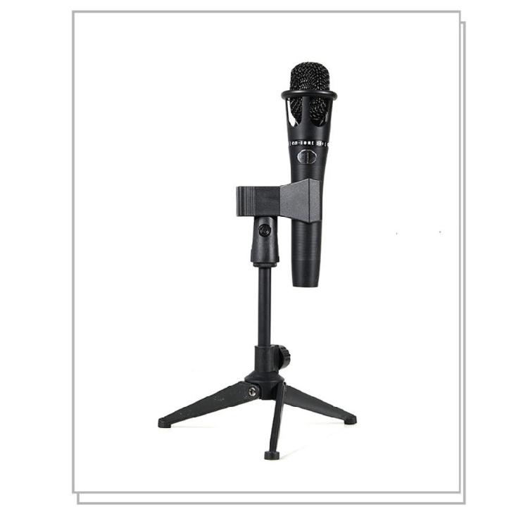 Foldable Microphone Stand Tripod Holder With Stable Base Supports 1.5kg Weight For Professional Voice Recording