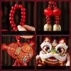 1 buc Pandantiv Ușă Anul Calului Festivalul de Primăvară Chinezesc Ornament Suspendat Dansul Leului Decorațiune Anul 2026 Accesorii DIY
