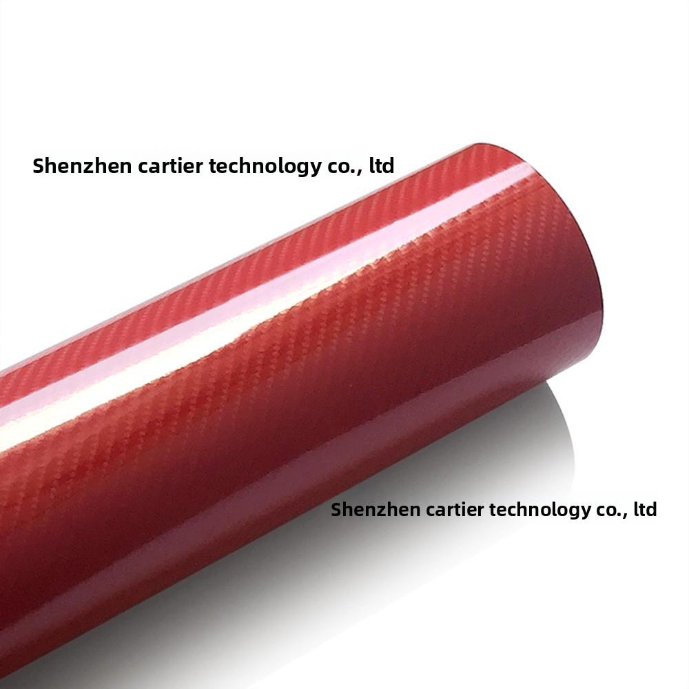 5D Kohlefaser PVC Auto Farbwechsel Folie mit diagonalem Luftkanal, anpassbar