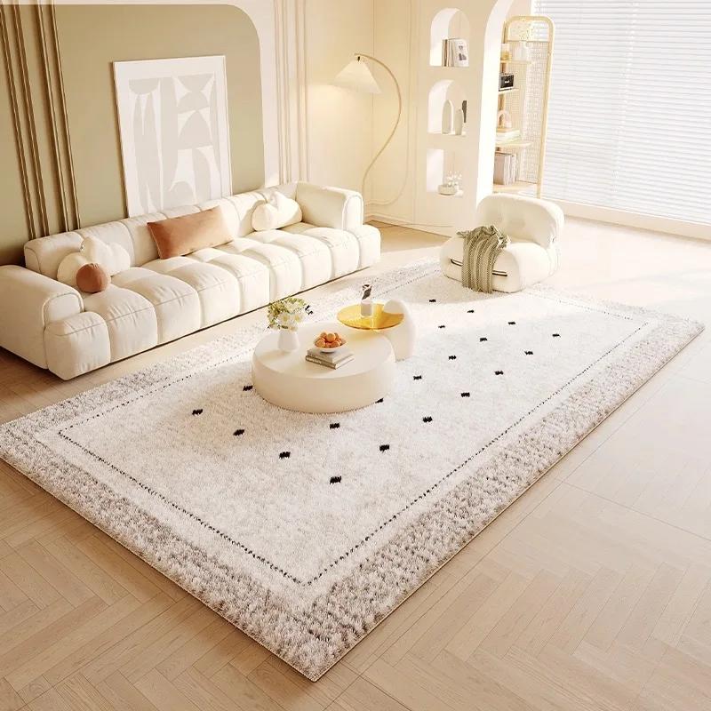 Imitation Cashmere Cream Style Living Room Sofa Coffee Table Rug Winter Thick Bedside Blanket Bedroom Floor Mat