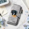Vintage Dragon Pattern Long Wallet Stylish Portable PU Card Holder for Daily Use