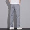 % Cotton men's business casual pants, anti-wrinkle and easy to take care of, fashionable and versatile when commuting, solid color men's pants