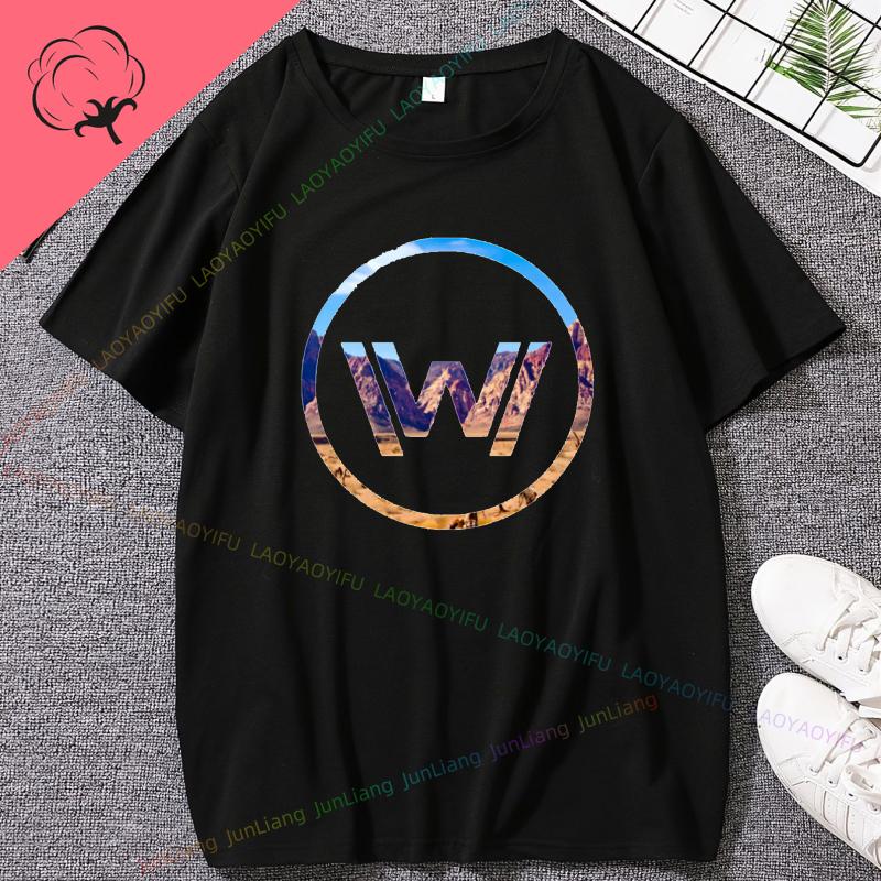 Westworld Movie T Shirt Mens Shirts Graphic Tee 100 Cotton Fashion Vintage Mens Womens Harajuku Y2k Clothes Clothing Tshirts