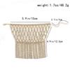 Handmade Personalized Full Diamond Tassel Mesh Bracelet, Trendy Rhinestone Back Chain for Women