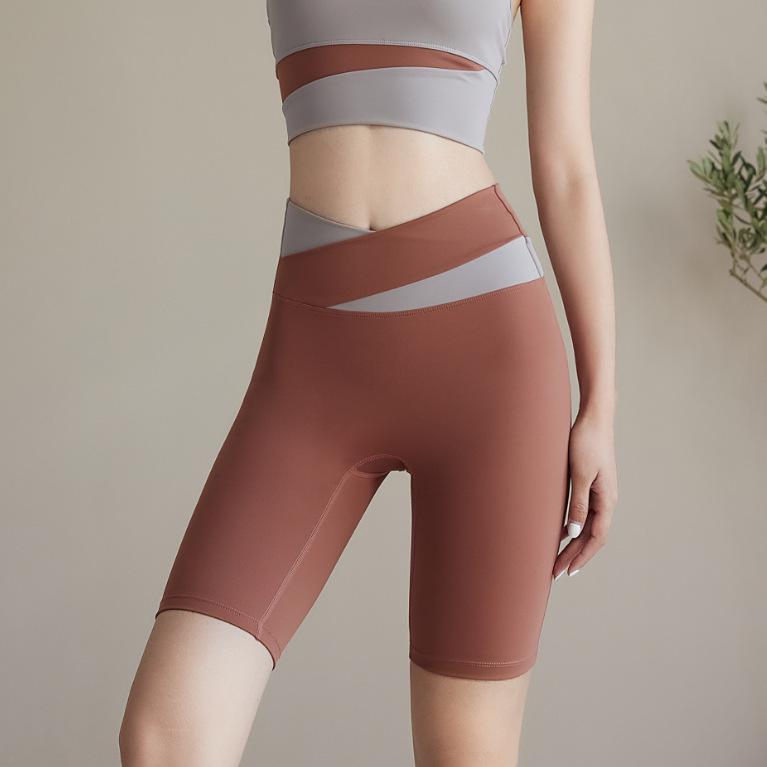LULU Women s High-Waisted Peach Butt-Lifting Yoga Shorts - Nude Feel Summer Fitness Wear Small