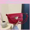 Chic Retro Solid Color Fashionable Shoulder Bag For Autumn And Winter Seasons