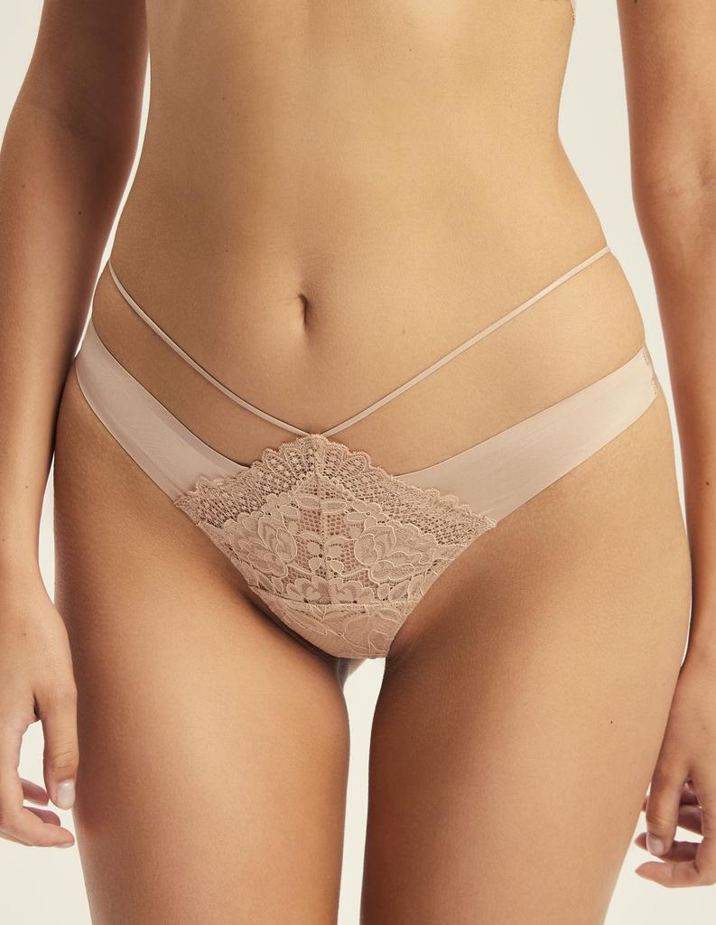 Notty Esotiq Thong Panties | Beige DEPOZYT