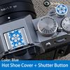 Metal Sakura Hot Shoe Cover Shutter Release Button Protective Cap for Canon Nikon Sony Leica Pentax Panasonic Camera Accessories