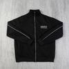 LUXEONHigh Street Y2K Letter Pattern  Zipper Sports Fashion Tops for Men and Women.