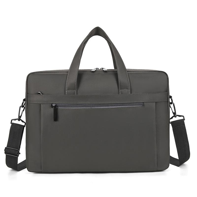 Briefcase Men's Business Canvas Men's Bag Laptop Bag Large Capacity Office Crossbody Oxford