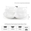 ChuZhou A5 Melamine 4-Compartment Canteen Plate