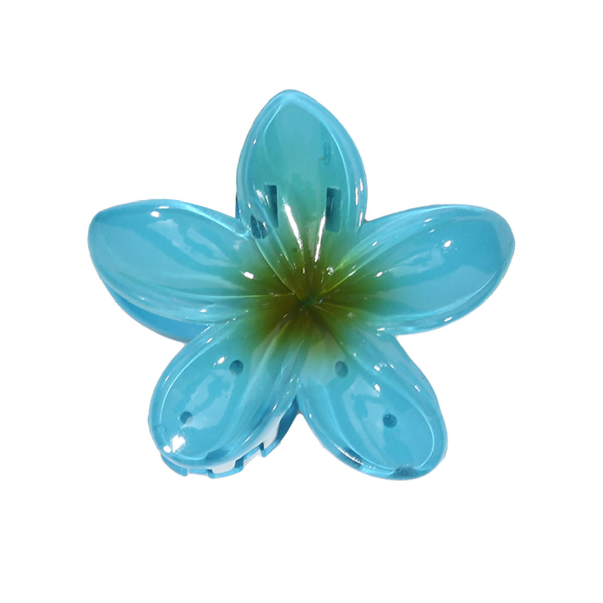 

Заколки для волос в виде краба с градиентными цветами в гавайском стиле для женщин, заколки-автоматы с плюмерией, пляжные аксессуары для волос для тонких/густых волос