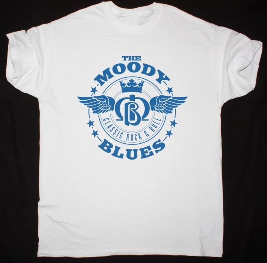 Vtg The Moody Blues T-shirt White Short Sleeve all sizes T-shirt Unisex T-Shirt XXXL