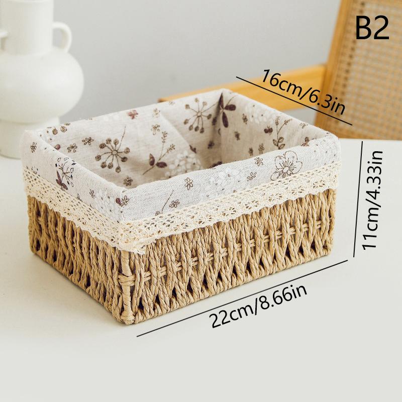 

Корзина для хранения из ротанга в японском стиле для кухни, фруктов, еды, хлеба, всякой всячины, органайзер для хранения из ротанга для пикника