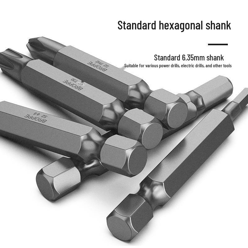 BROPPE Electric Magnetic Phillips Torx Hex S2 Drill Screwdriver Bit