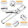 Adjustable Jar Opener Can Opener Stainless Steel Non-Slip Bottle Lid Opener Manual Jar Bottle Bottle Lid  Kitchen Gadget