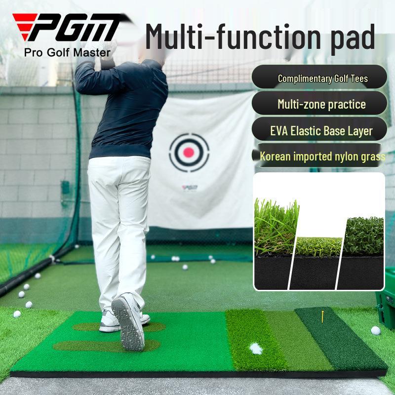 Qingzhou Multi-functional Outdoor Golf Hitting Mat with Ball Tee for Chip and Swing Practice