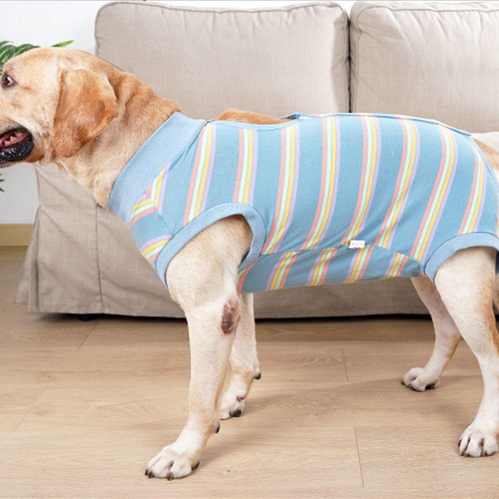 Thickened Dog Surgery Recovery Suit Breathable Bite Protective Outfit Post-Surgery Care