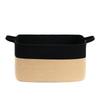 Stylish Handwoven Cotton Rope Laundry Basket for Bedroom Clothes Toys Organizer