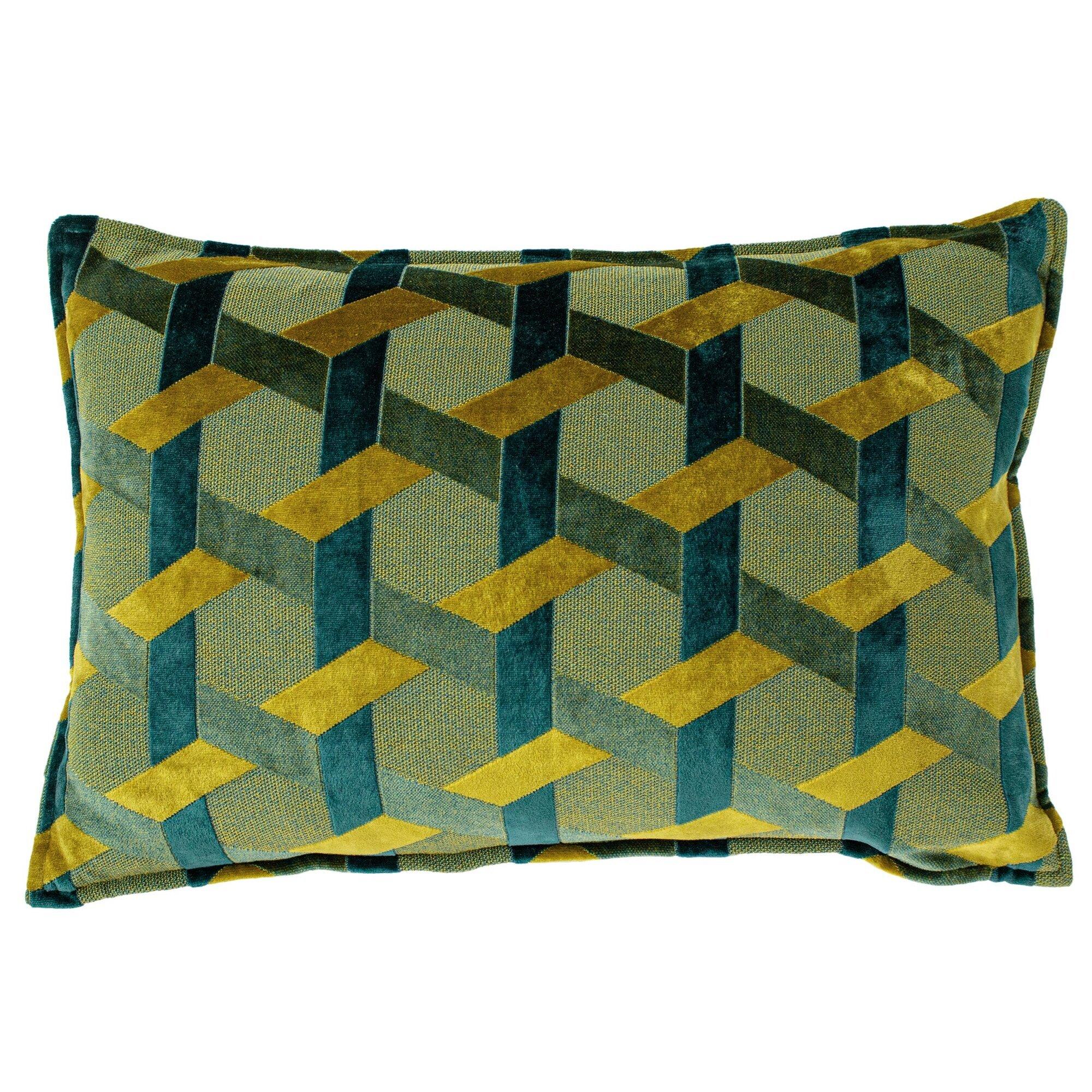 Riva Paoletti Delano Jacquard-Samt-Kissenbezug 60cm x