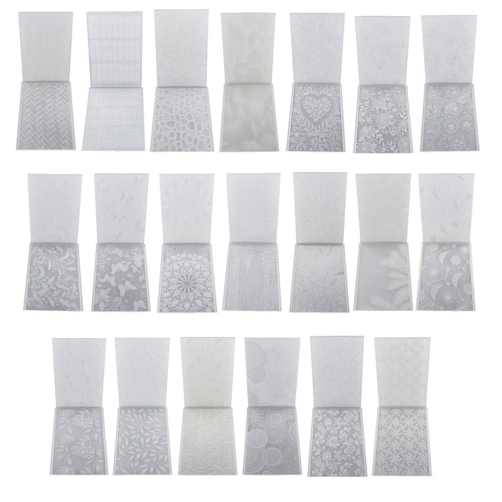 3D Embossing Folder Flower Texture Stamp Stencil Embossed Mat DIY Scrapbooking Template for Christmas Card Making Album