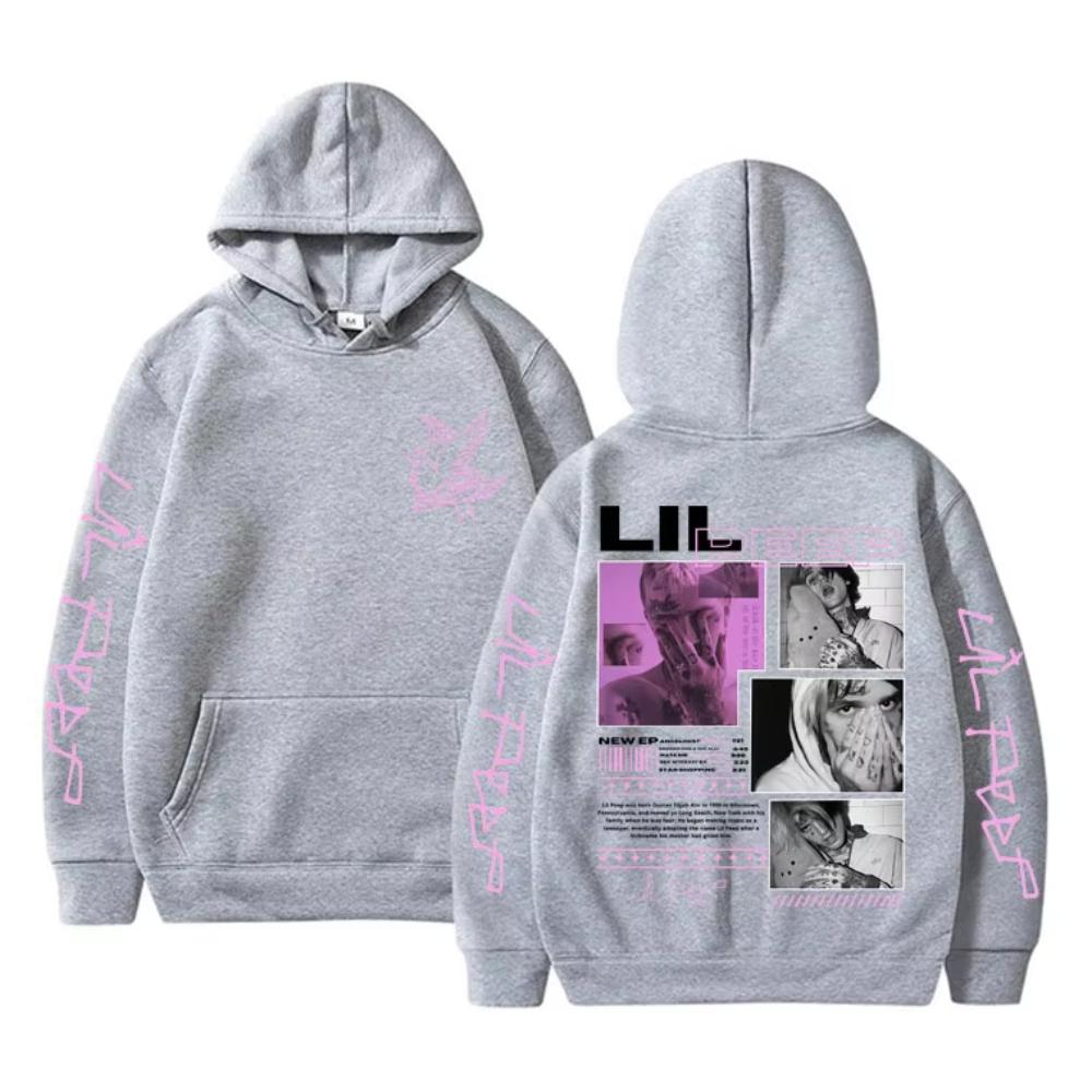 Lil Peep Hell Boy Crybaby Hip Hop Rap Graphic Hoodies Men Women Vintage Oversized Sweatshirt Men Fashion Streetwear