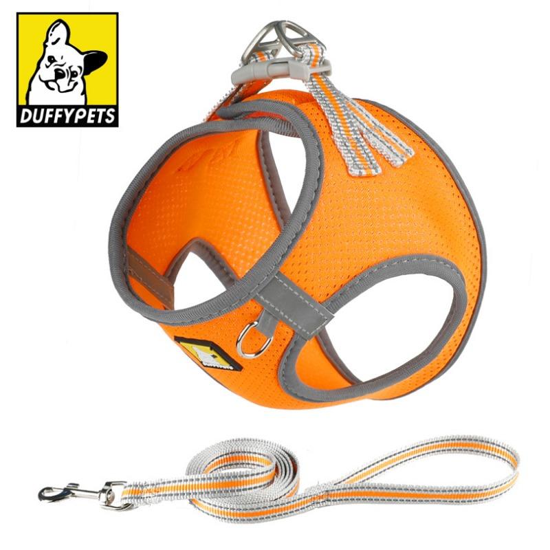 New Dog Leash, Reflective Pet Chest and Back Strap, Vest Style Cat Chest and Back Breathable Dog Leash for Pets