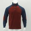 Men's Corduroy Color Block Stand Collar Hoodie - Casual Long Sleeve Top for Spring and Autumn