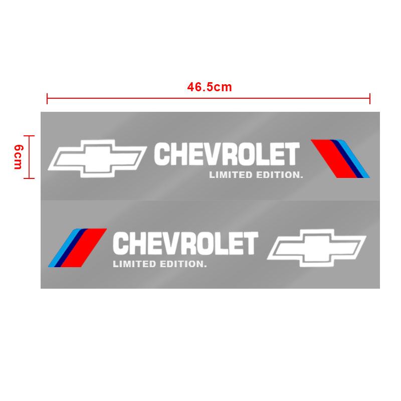 

2pcs Car Door Side Sticker Body Sticker Automotive Goods for Chevrolet Cruze Captiva Lacetti Aveo Malibu Trax Camaro Car Sticker білий