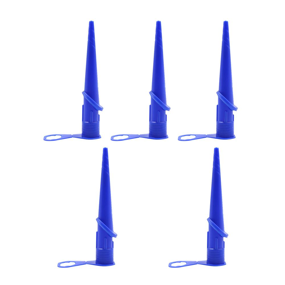 

5pcs Sealing Caulking Nozzle Plastic Glass Glue Nozzles Pointing Multi Directional Glass Glue Tip Mouth Construction Tools