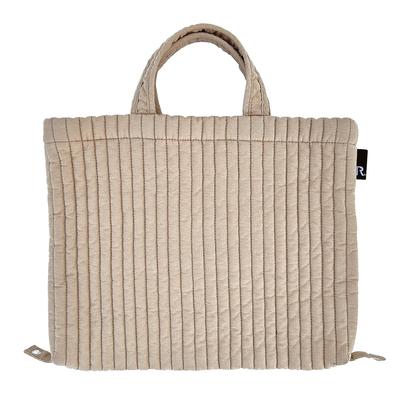 1230 Gesteppte Tragetasche SC A4 Breit Ible [Rootote] (Sandbeige)