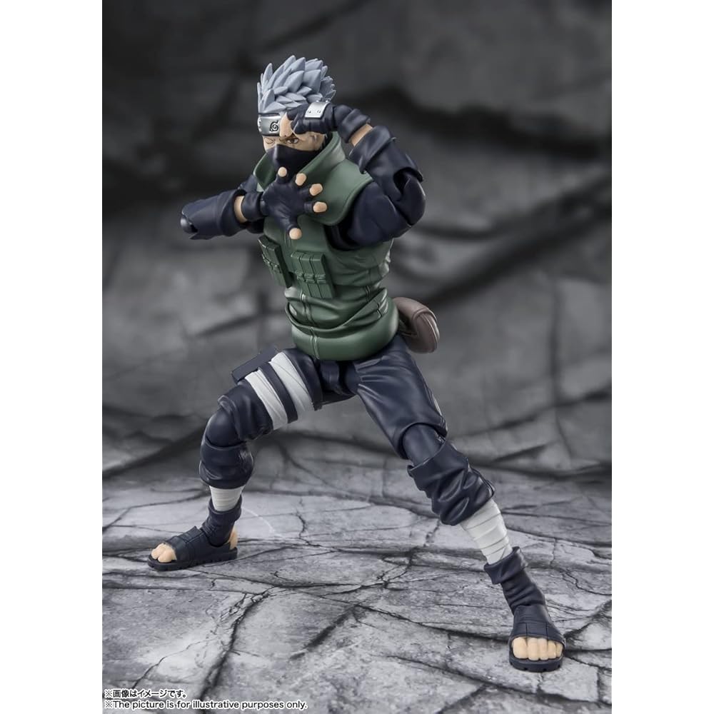 TAMASHII NATIONS S.H. Figuarts Naruto Kakashi Hero Figure 160mm ABS PVC Painted Articulated Collectible
