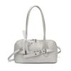 Large-capacity Commuter Retro Simple Casual Crossbody Bag for Women with Shoulder Strap and Underarm Closure