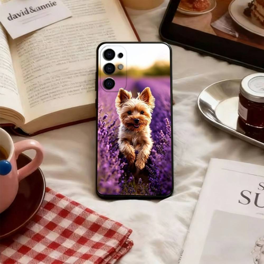 

Yorkshire Terrier Dog Phone Case Black Silicone Soft For Samsung S25,S24,S21,S22,S23,S30,Ultra,S20,Plus,Fe,Lite Samsung S25Plus