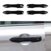 For Toyota Yaris Cross     2024 ABS Carbon Fiber Black Door Handle Cover Trims Car Styling Accessories