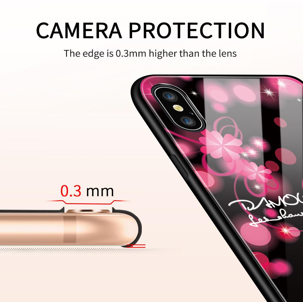 Tempered Glass Phone Case For Huawei P30Lite Honor 90Lite 9X X6A X9B Infinix Hot40 Note30 Tecno Spark20 Moto G15 G22 Soft Edge Shockproof Smooth Shell