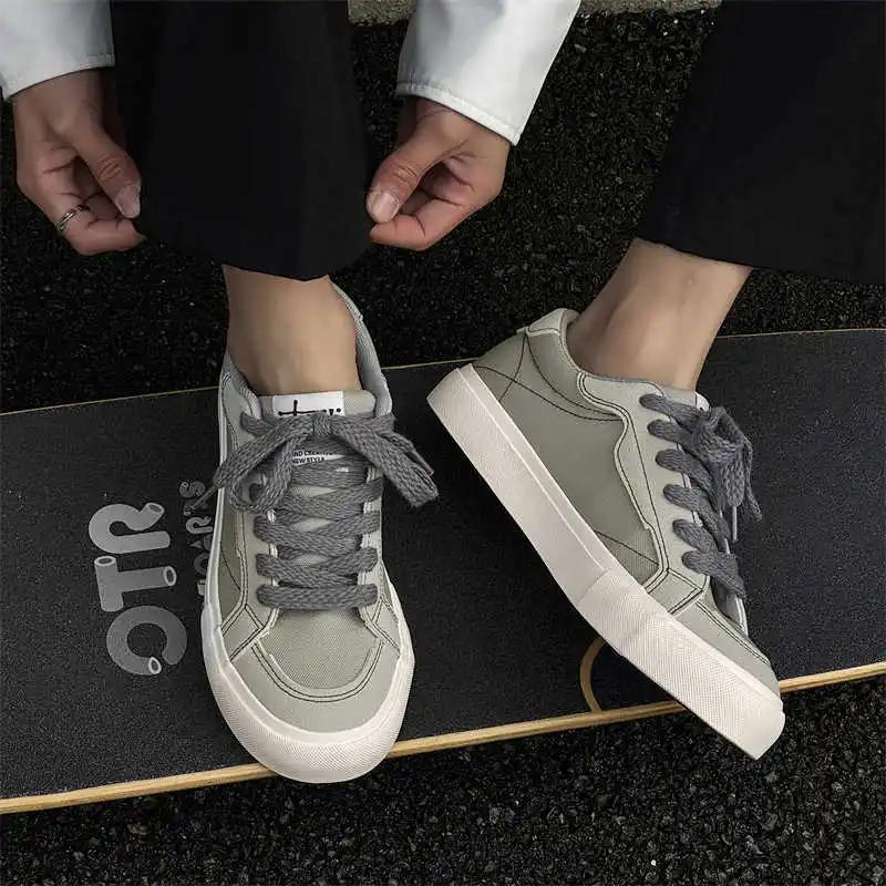 Fashion Playform Non-slip Sole Men's Sports Vulcanize Sneakers Men's Vip Sports Shoes Authentic 4yrs To 12yrs High Grade Funny
