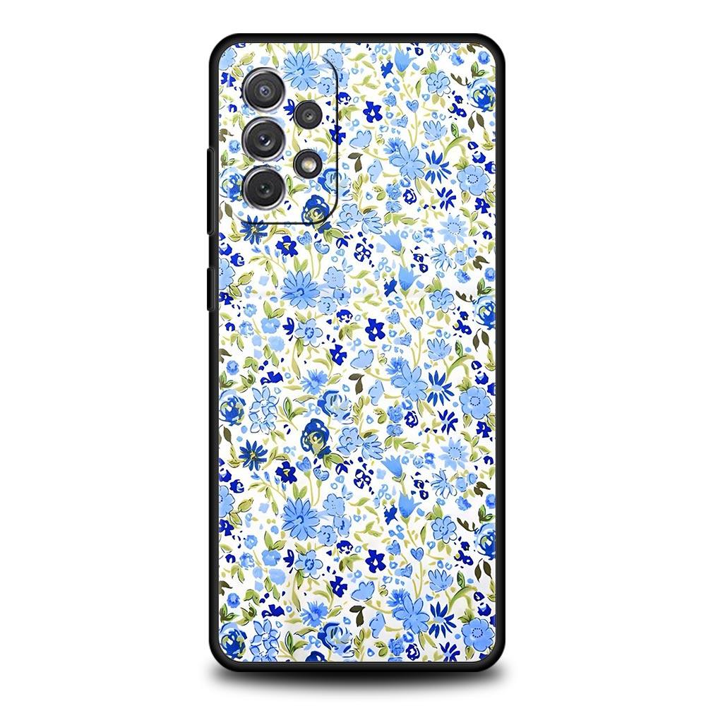 Flower Art Phone Case For Samsung Galaxy A17 A07 A55 A35 A25 A15 A05s A33 5G A31 A23 A21s A13 A41 A73 A53 A51 A71 A03s S10 Cover