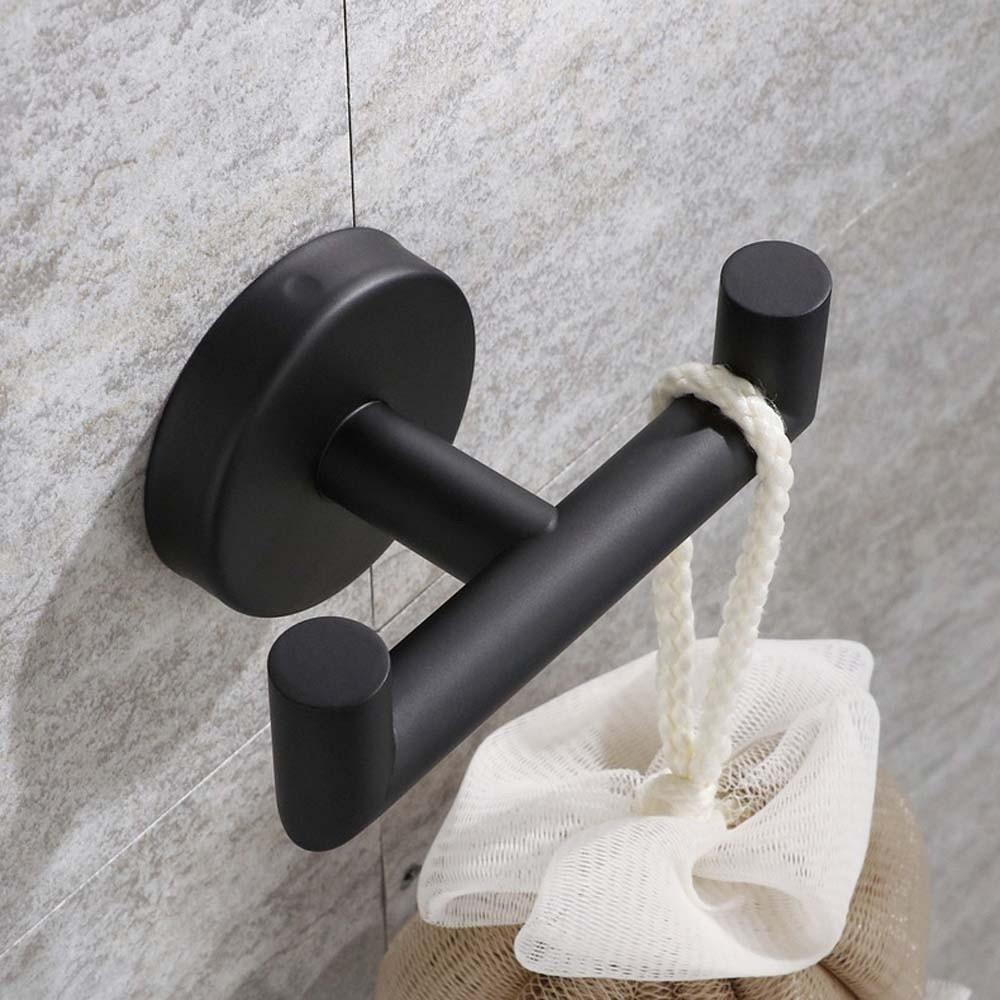Storage Rack Wall Coat Clothes Hook Entryway Organizer Bathrobe/Cap Bathroom Towel Hanger Stainless Steel Home Decor