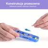 (Polish printing)Weekly Pill Organizer Box Case Travel Medication Reminder Daily AM PM, Day Night 7 Compartments