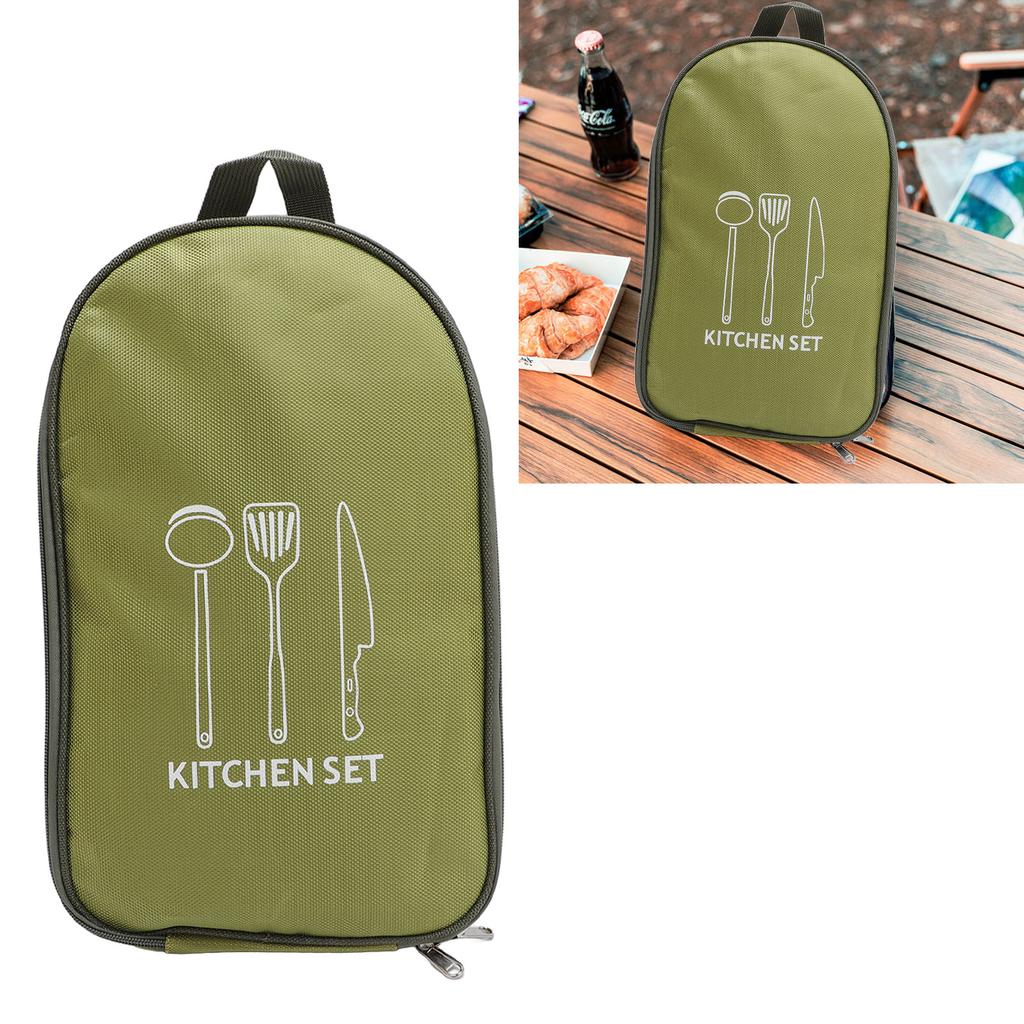 Camping Cookware Storage Bag Portable Camping Cooking Utensils Set Bag   for Outdoor