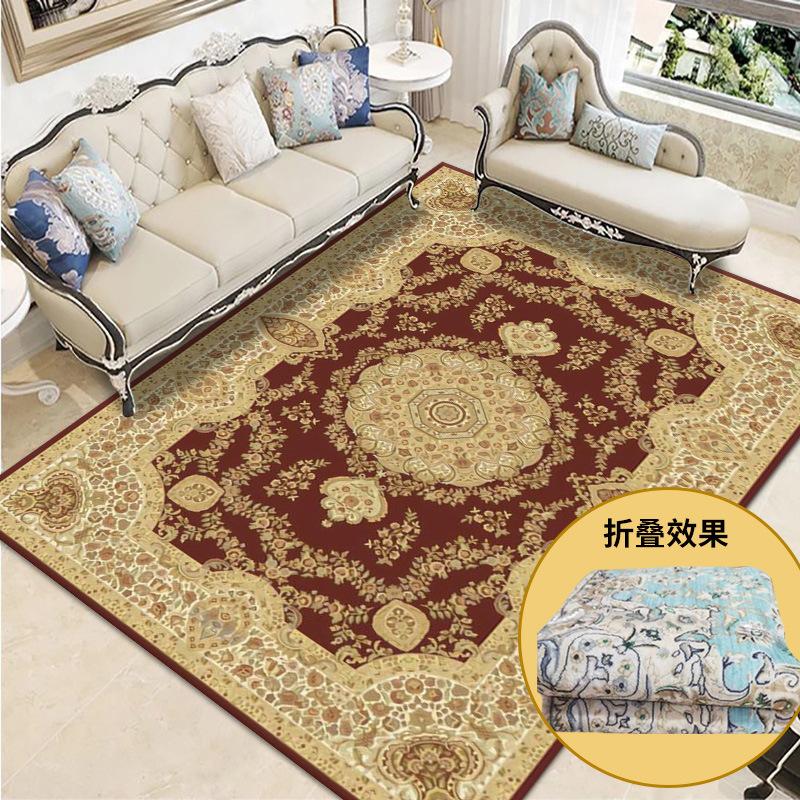 Printed Chinese Carpet, Classical Living Room Home Carpet, Bedroom Coffee Table Floor Mat Study Window Large Area Carpet