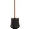 Sealskin Conical Porcelain Black Toilet Brush