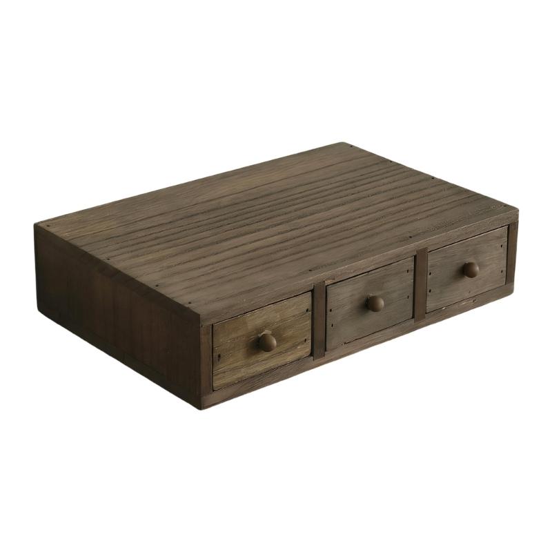 Holz Schreibtisch-Organizer Mit Mehreren Fächern Für Büros Heimdekoration Aufbewahrungsbox Für Schreibwaren Kosmetik