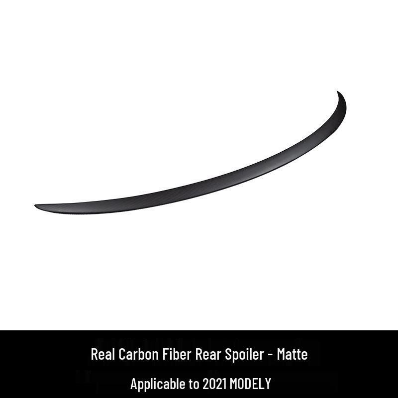 Tesla Model 3/Y Dry Carbon Fiber No-Drill Rear Spoiler Wing